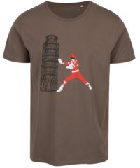 Hnědé pánské tričko ZOOT Original Šikmá věž