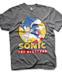 Tričko Sonic The Hedgehog, šedé